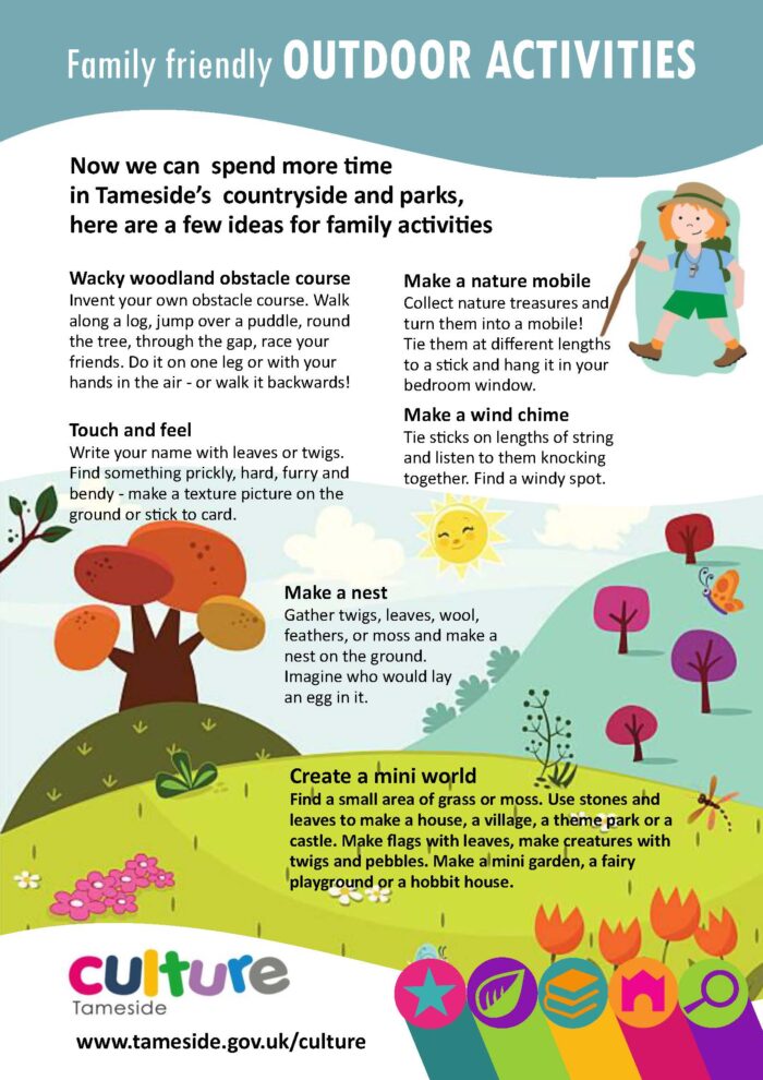 Outdoor family activities in Tameside