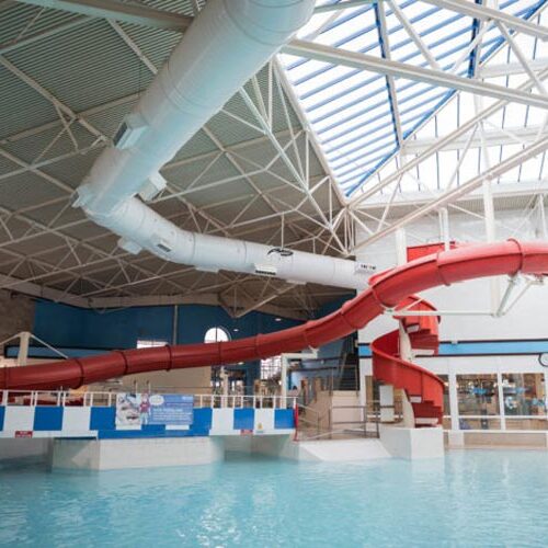 Active Hyde swimming pool and slides