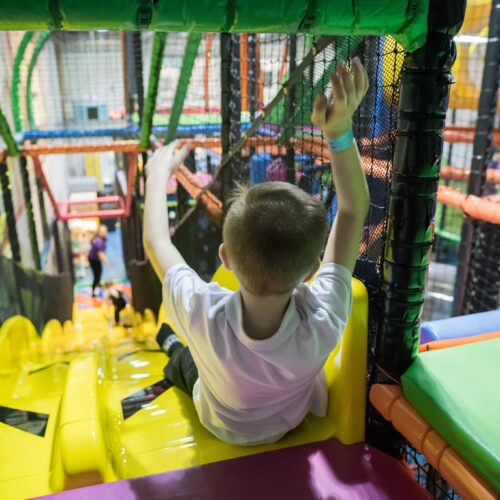 child on soft play