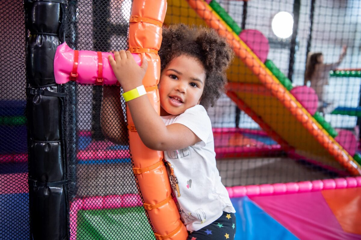 child at soft play